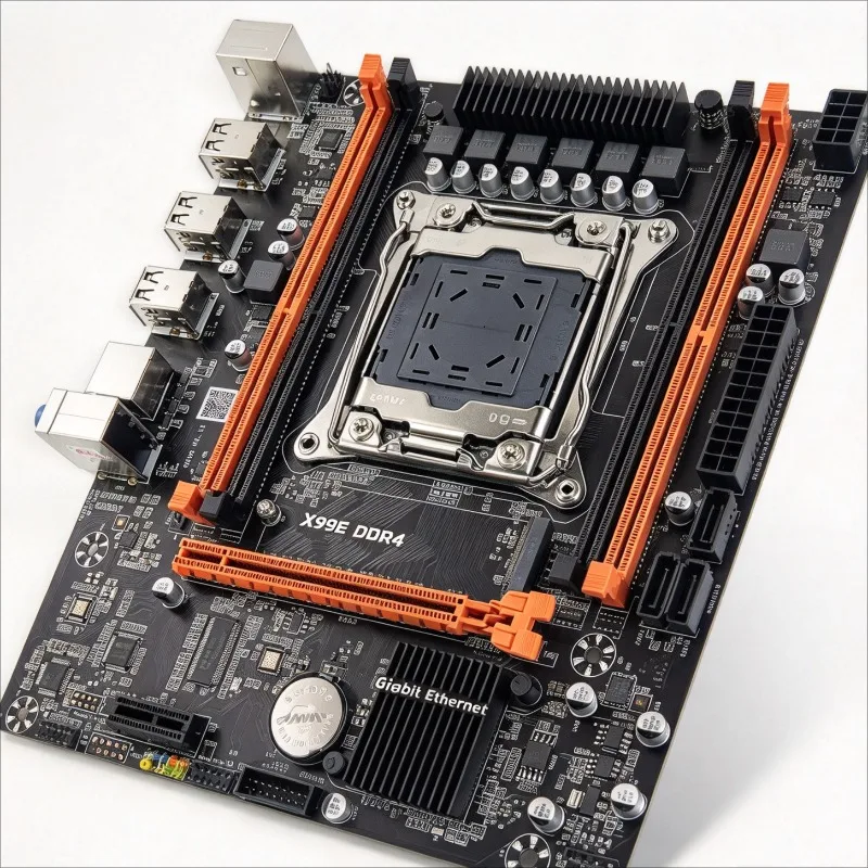 X99 Desktop Motherboard LGA2011-3 Socket DDR4 ECC RAM Supports Xeon E5 2630V4 2670V3 CPU PC Mainboard