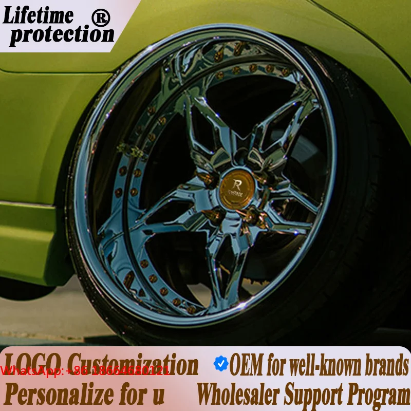 Custom Forged Alloy Wheels 18 19 20 21 22 Inch 5x112 5x120 Deep Lip Chrome Multi Piece Rims Fit G20 G30B8,B9,C7,C8,Q5 FY