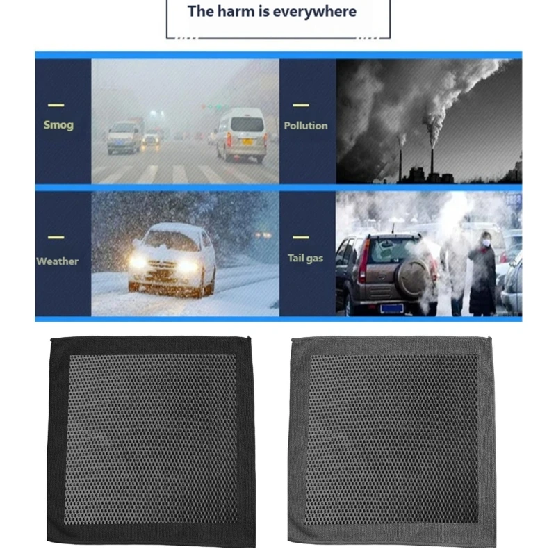 Car Clay Towel 30 x 30cm for Car Wash Care Reusable Decontamination Cloth for Paint, Glass, Mirror and Headlight