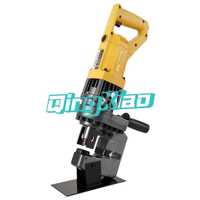Powerful Electric Hydraulic Punching Machine Handheld Small Angle Iron Channel Steel Plate Hole Opener Portable