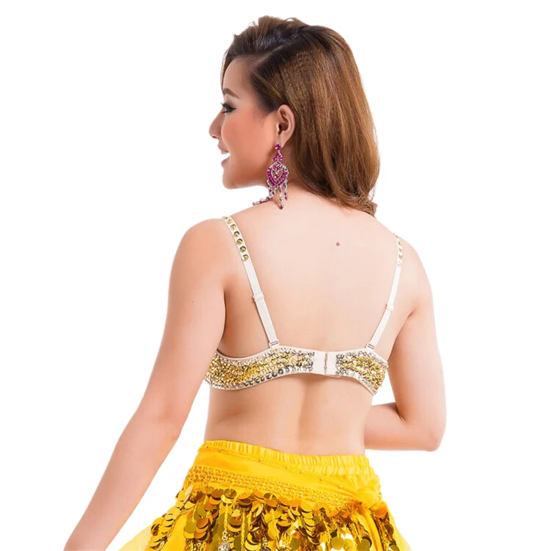 Halloween Damen 2-Teiliges Set Bauchtanz-Kostüm Bralette Top Quasten-Minirock Bauchtanz Jazz Halloween Bühnenauftritt Rave – Detail 9