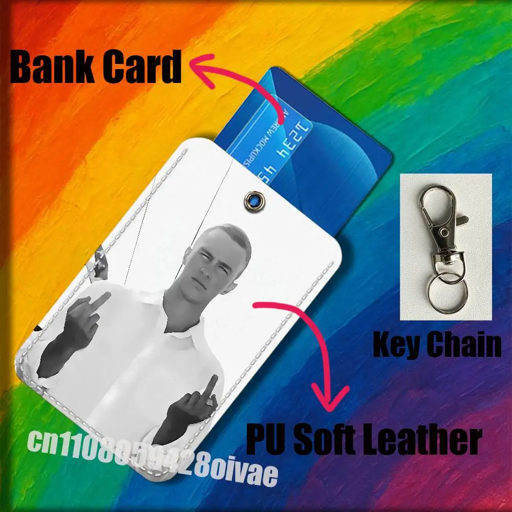 Porta Badge D-Drew Starkey per Carte d'Identità, Bancarie, Autobus, Pasti, Decorazione e Portachiavi