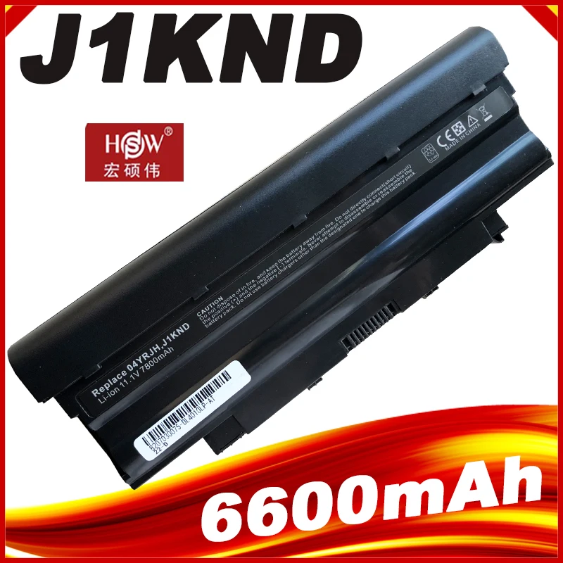 9cells 6600mAh Laptop Battery For DELL Inspiron N5010 N5110 J1KND 14R N4010 N4010-148 15R 17R N7010  J1KND