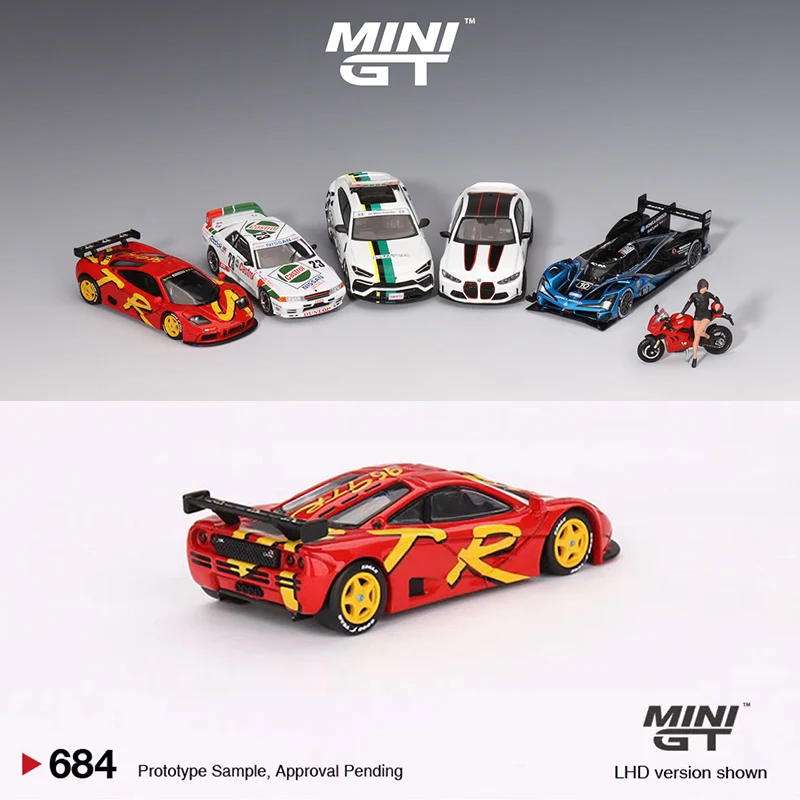 

Модель автомобиля 1:64, модель F1 GTR 1996, презентация, спортивный автомобиль из сплава под давлением #684