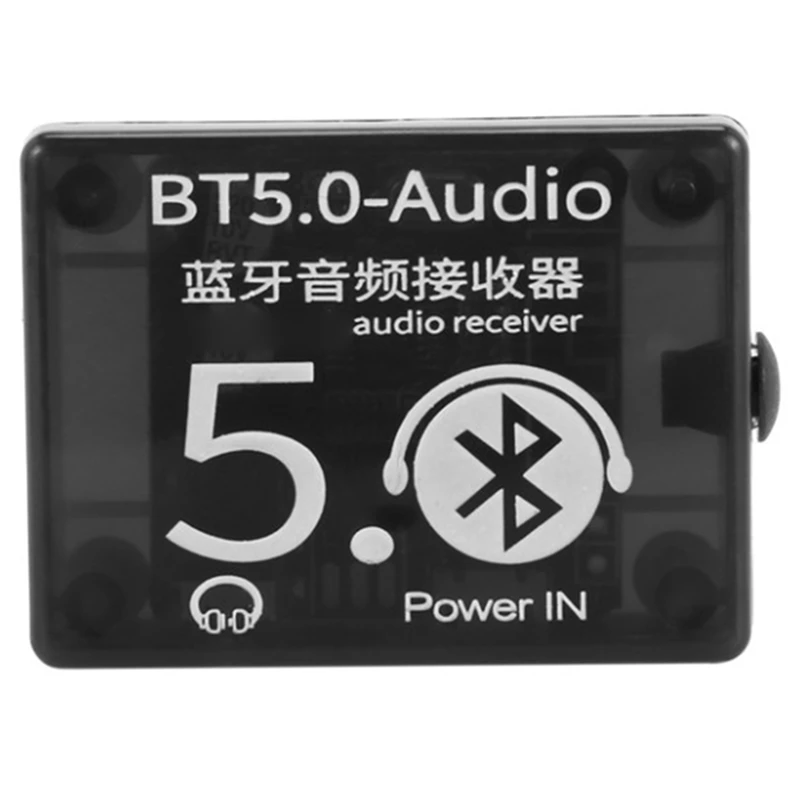 

10Pcs BT5.0 Audio Receiver MP3 Bluetooth Decoder Lossless Car Speaker Audio Amplifier Board With Case