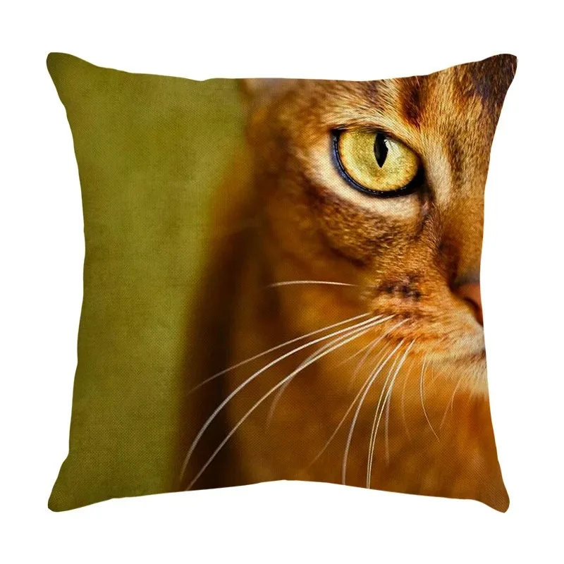 Cute Cat Pillowcase Car Ornaments Office Living Room Home Pillowcase