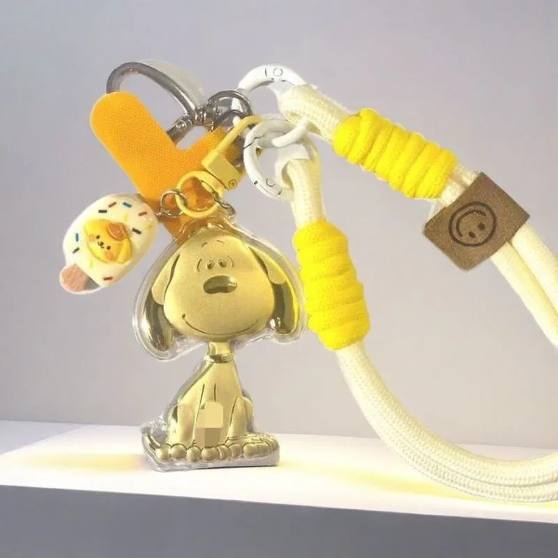 Neue Snoopy Cartoon Anime Schlüsselanhänger Paar exquisite vielseitige Handykette Anhänger Tasche hängende Dekoration Geschenk Großhandel