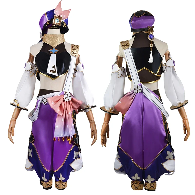 Genshin dori cosplay kostüm rosa perücke genshin impact sumeru cosplay kostüme dori outfits