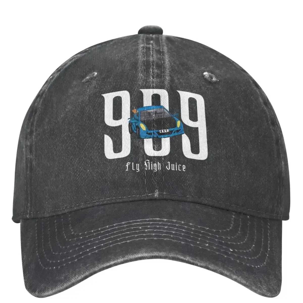 Men Women Fly Car Blue 999 Juice Wrlds Baseball Cap Fashion Distressed  Headwear Adjustable