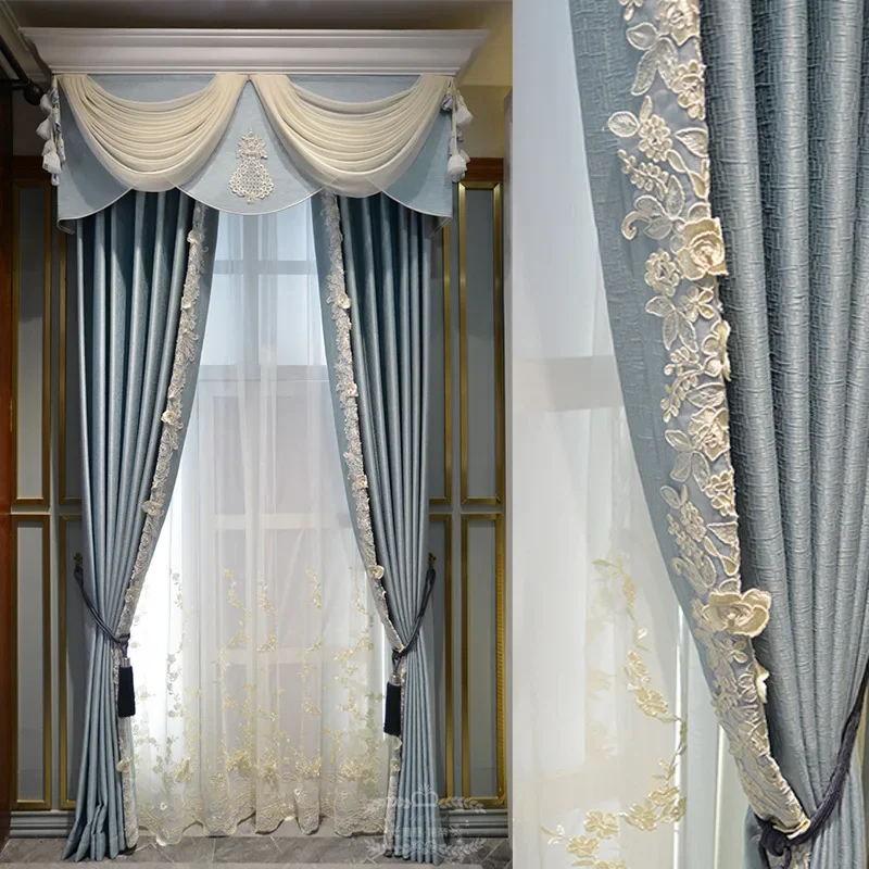 

Шторы для гостиной, столовой, спальни, роскошный дворцовый фланелевой кабинет во французском стиле, бархатная настройка, кухонная дверь, окна