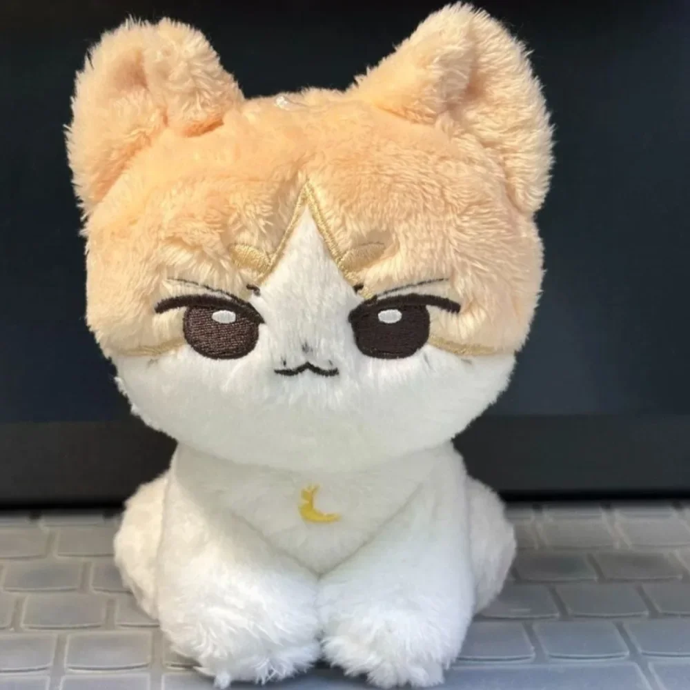 New 10cm Kpop Jun Plush Toy Cat Stuffed Doll Kawaii Cute Furniture Decoration Accessories Gifts