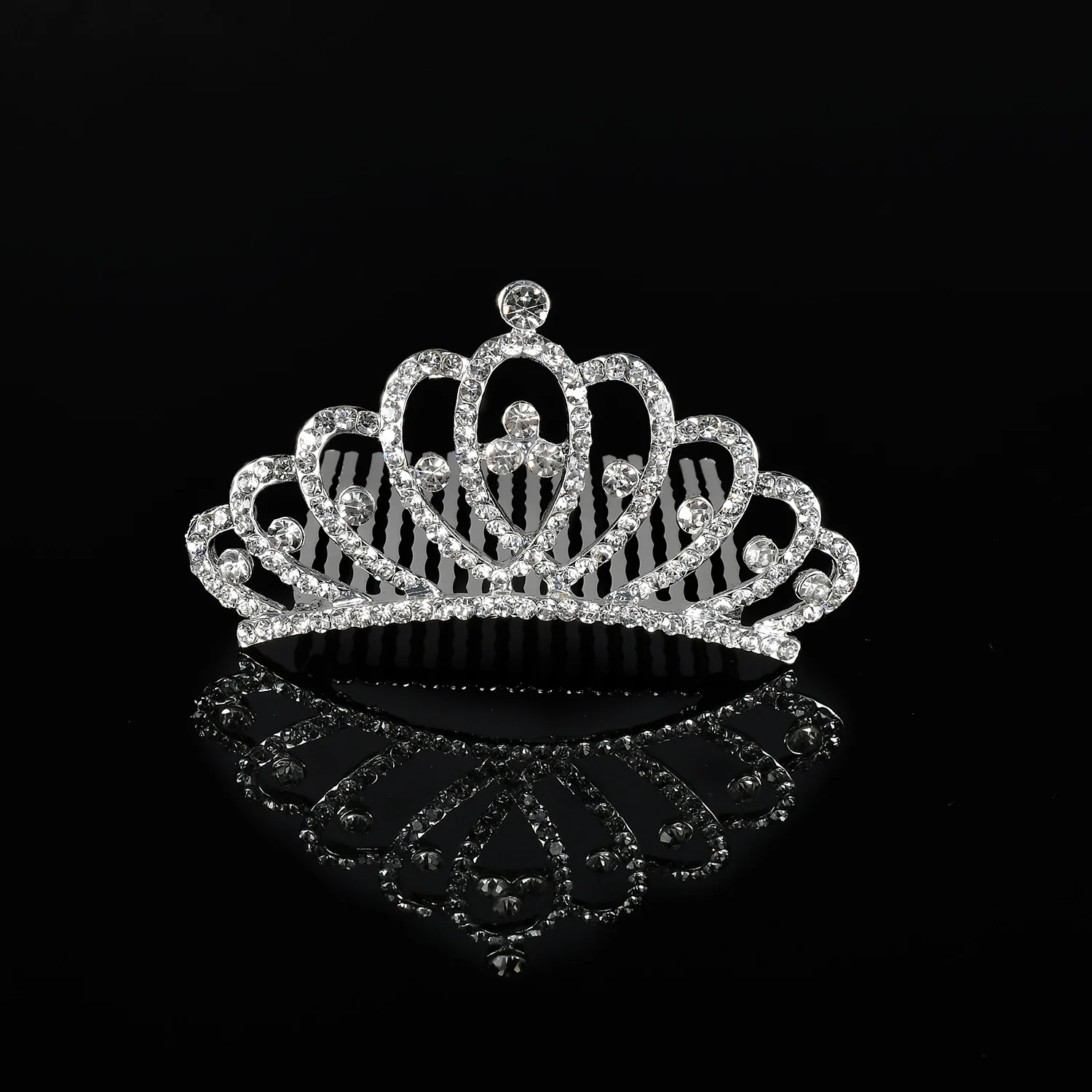 Kristallkronen-Kopfschmuck, Geburtstagsgeschenk, The Princess Performance Comb, Haarschmuck, Haarnadel, Hochzeit, Party, Braut – Detail 3