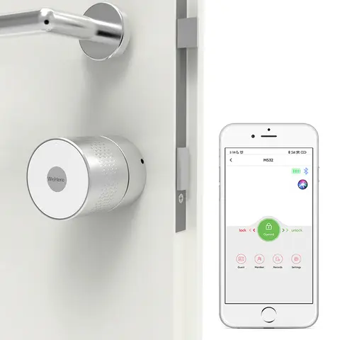New Arrival  M532TUYA APP Nuki Style Not Change Lock Cylinder Alexa or Google Home Fingerprint Smart Door Lock ck