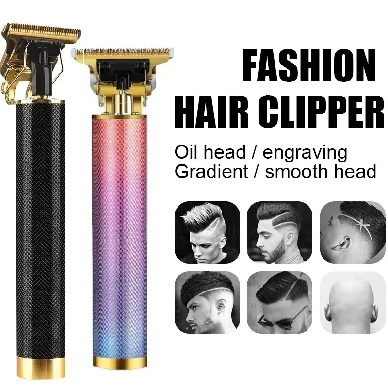 Electric Hair Cutting Machine Vintage T9 Clipper Hair Rechargeable Man Shaver Trimmer For Men's Barber Professional New Hot Sale