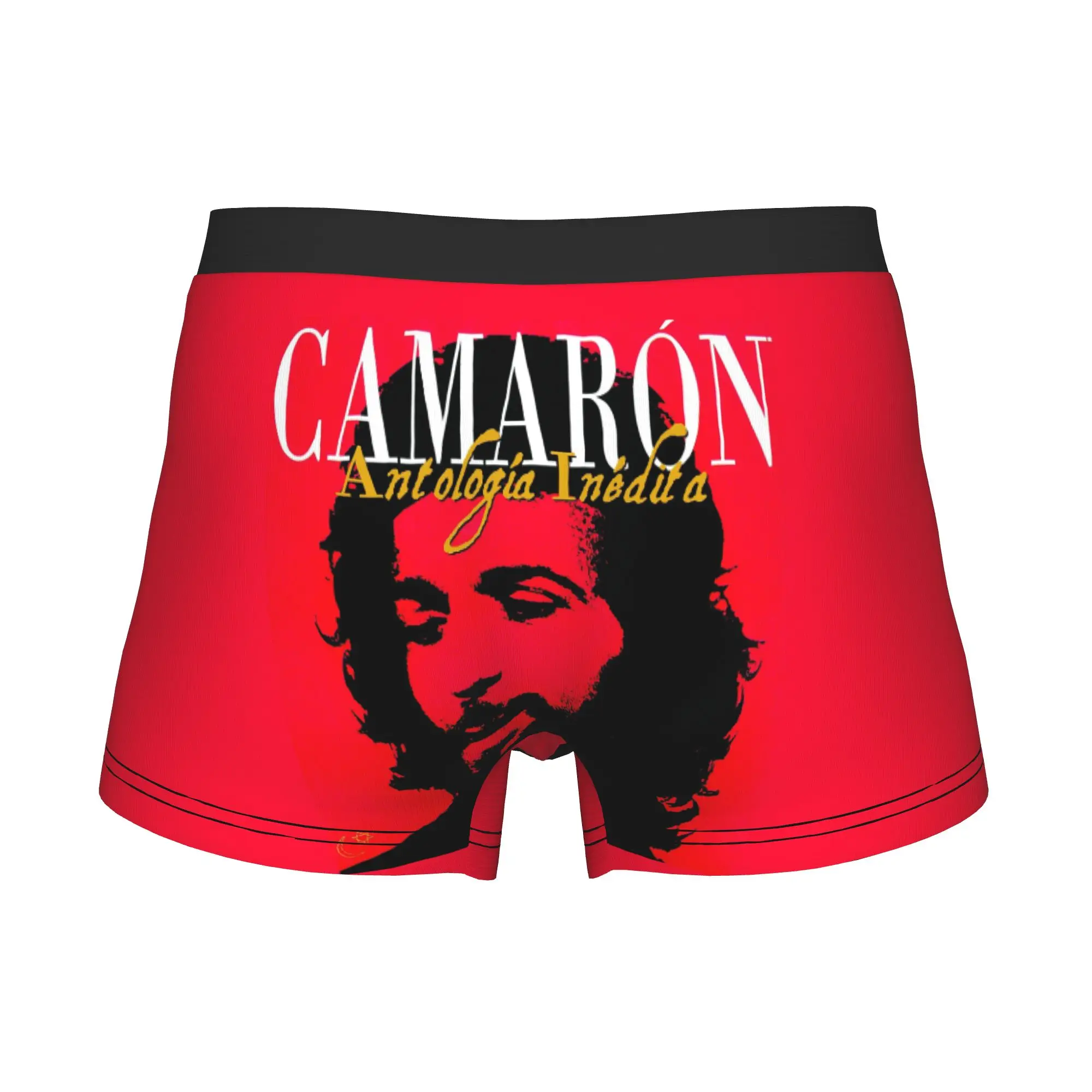 Fashion Camaron De La Isla Flamenco Singer Boxers Shorts Panties Male Underpants Breathable Island Shrimp Briefs Underwear