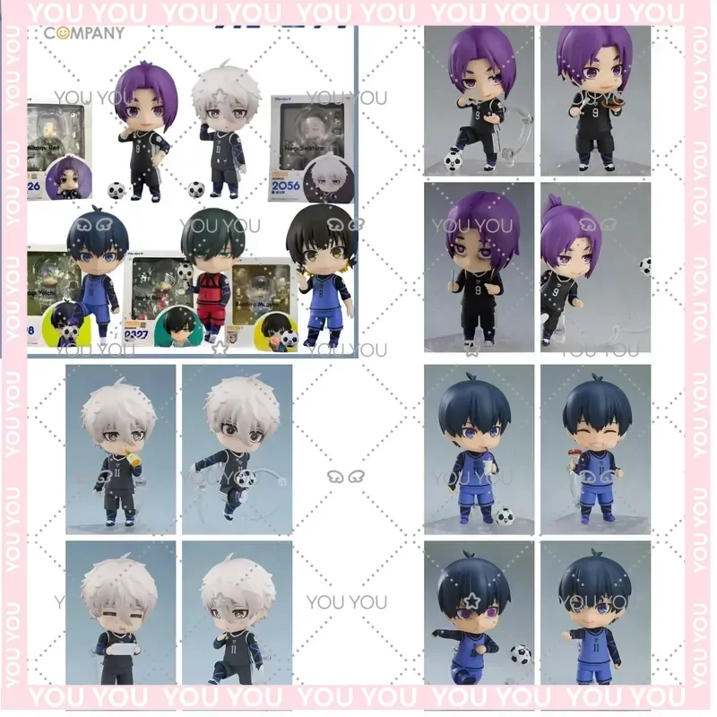 

Original Good Smile Nendoroid Collectible Model Decoration for BLUE LOCK Isagi Yoichi Nagi Seishiro Mikage Reo Rin Itoshi