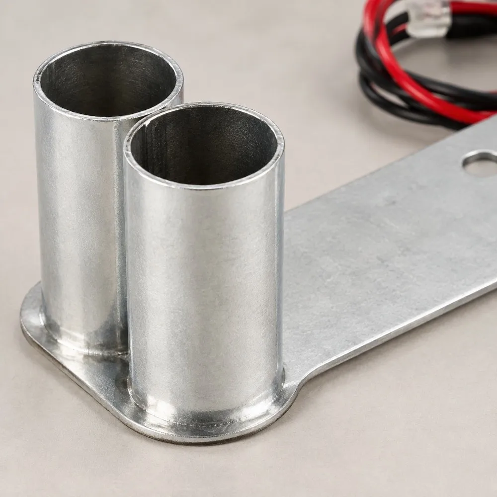1:10 RC Car Exhaust Pipe Stainless Steel Single/Double Row Metal Tail Throat Exhaust Pipe Single/Double Output