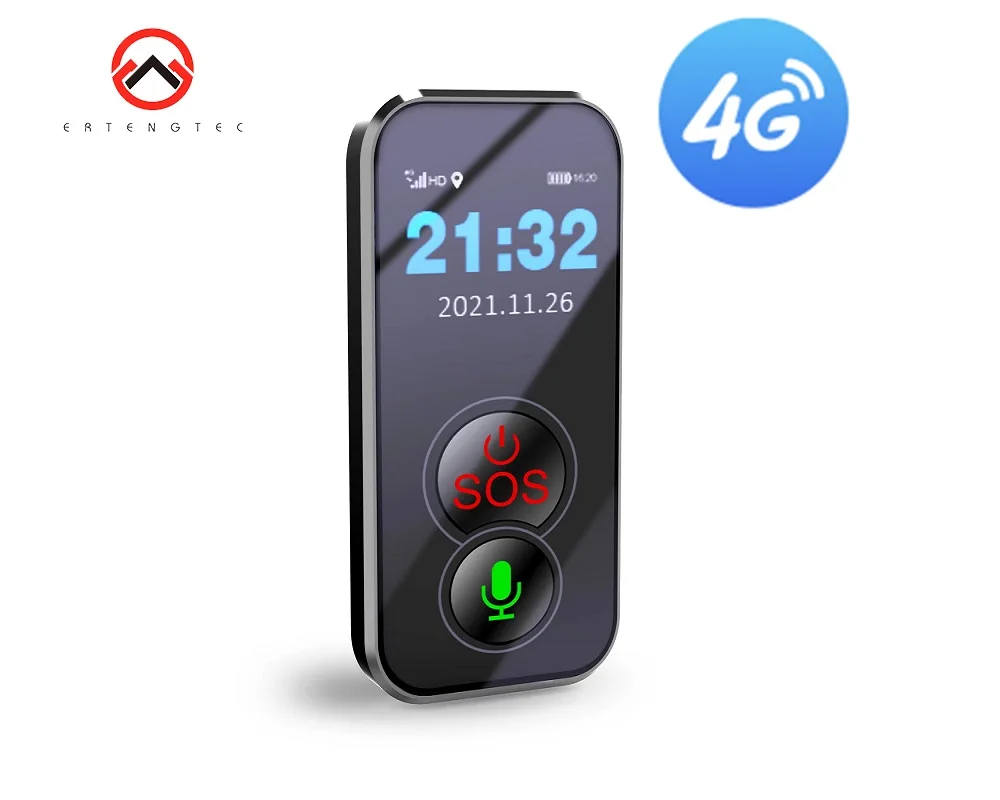 

4G Mini Magnetic Charging LTE GPS Tracker Waterproof IP67 WIFI .Real-time Tracking Geo-fence SOS Fall Alarm for Kids Elderly