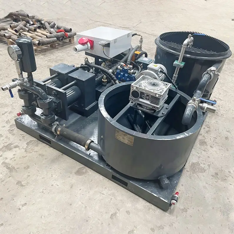 80L/Min Hydraulic Piston Grout Pump From China Colloidal Mixer Machine for Mud Pump Sale