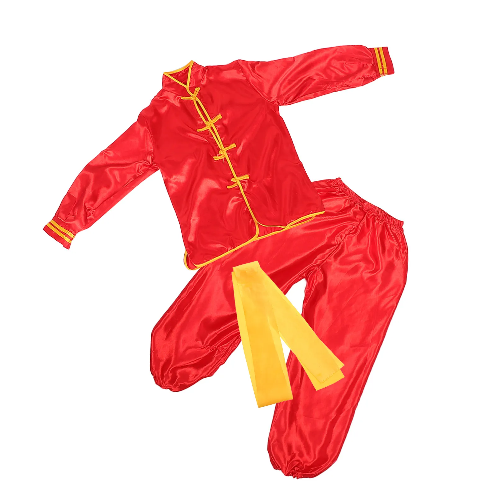 1Set Children's Tai Uniform Authentic Kung Fu Performance Costume Fine Crafted Breathable Martial Arts Outfit for Dance