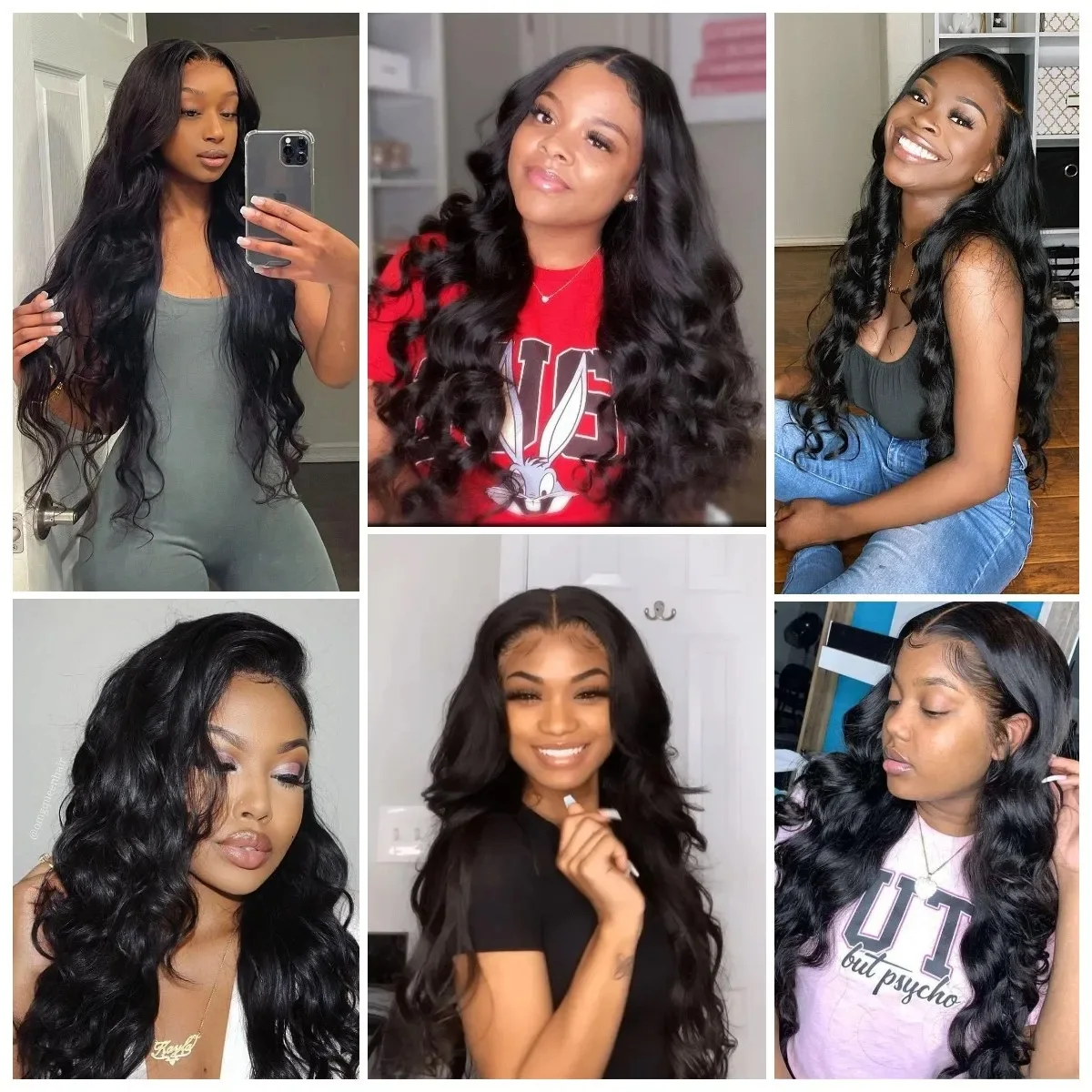 Perruque Lace Closure 100% naturelle Body Wave, cheveux humains brésiliens, 4x4 5x5, 13x4, avec Lace Closure transparente, 3 lots