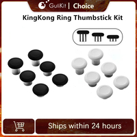 GuliKit KingKong Ring Thumbstick Kit 6 in 1 Thumb Sticks with 3 Heights Option for Gulikit KK3 Max / KingKong 2 Pro Replacement