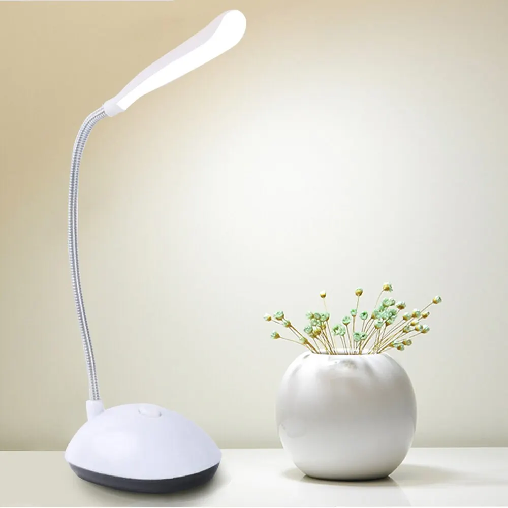 LED Desk Light Eye Protection Reading Lamp AAA Battery Powered Lamp Folding Creative Night Light For Reading Studying Bedroom