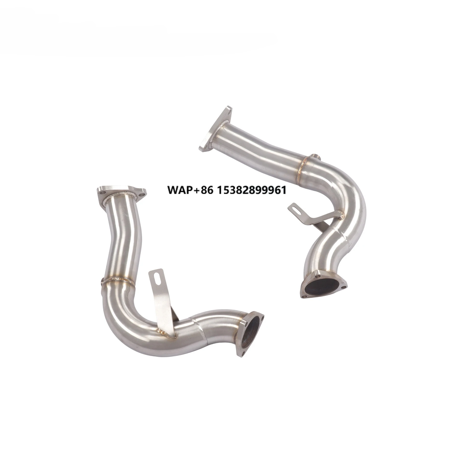 YT Exhaust Downpipe forA6 A7 C7 3.0T Flow Free Pipe Stainless Steel Straight Pipe Exhaust System