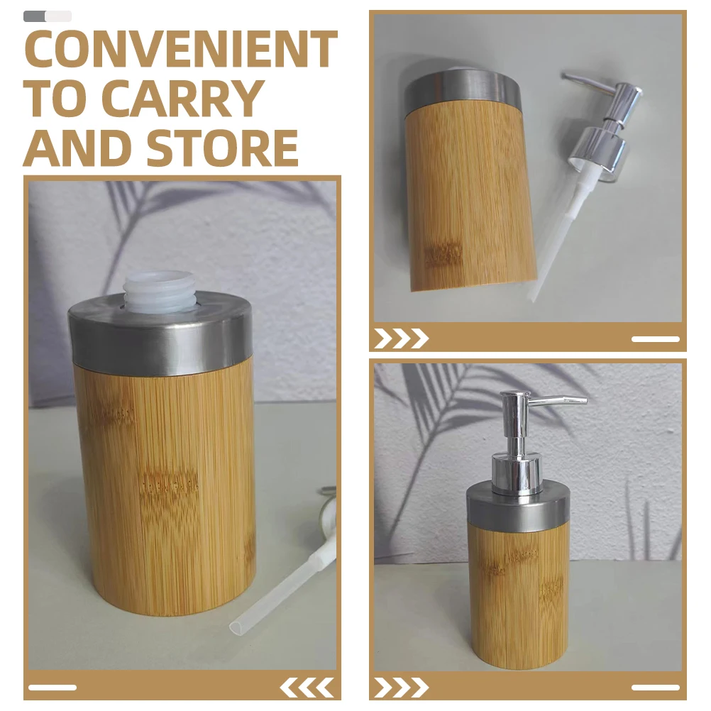 

Press Type Shower Bottle Soap Dispenser Bathroom Plastic Wall Hand Refillable Pump Compact Travel Lotion Container Large Mouth