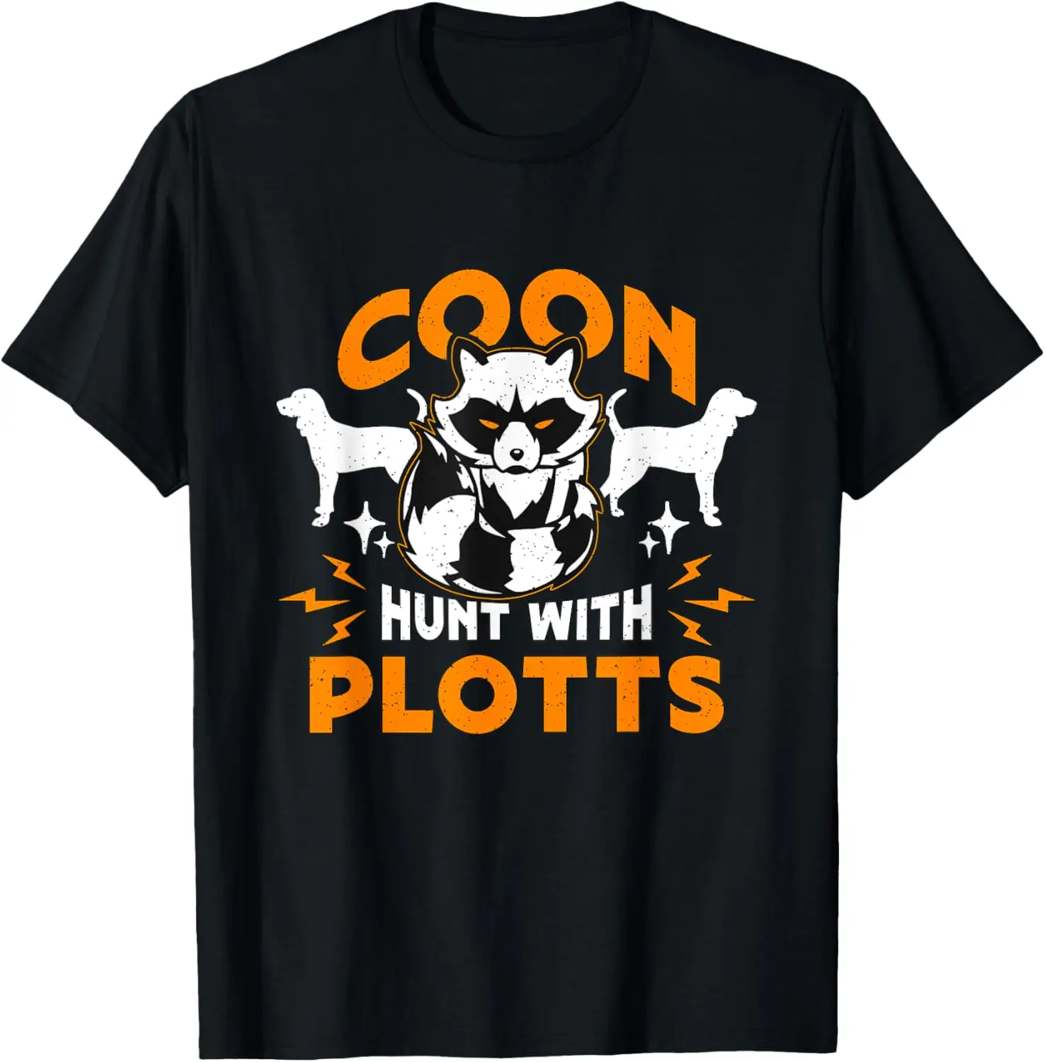 Coon Hunt With Plotts Hunting Coon Hunters T-shirt da caccia al procione