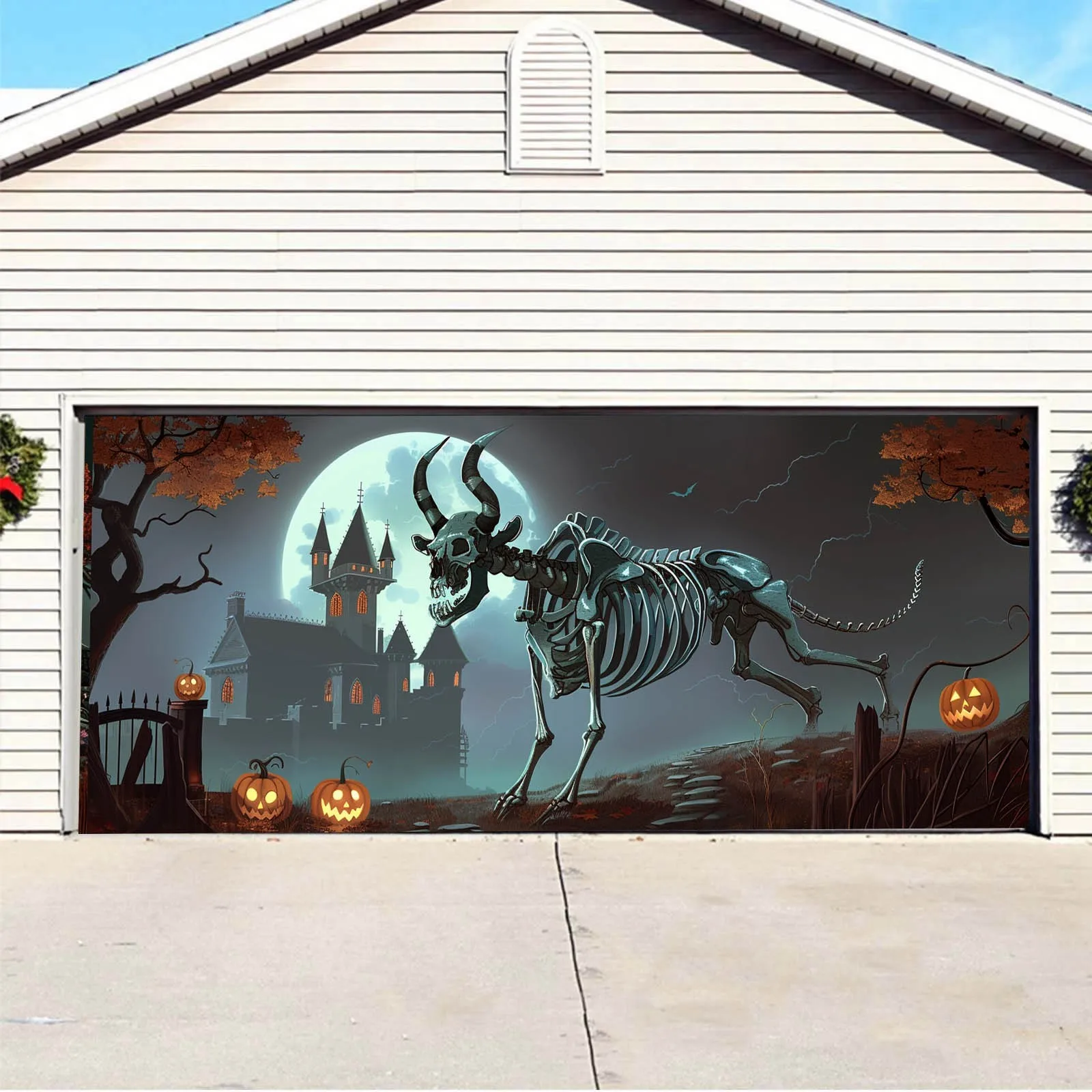 

Halloween Cow Garage Background Cloth Cow Classic Lighting Holiday Party Party Favors For Kids 8-12 Goodie Bags Boys Sports 2025