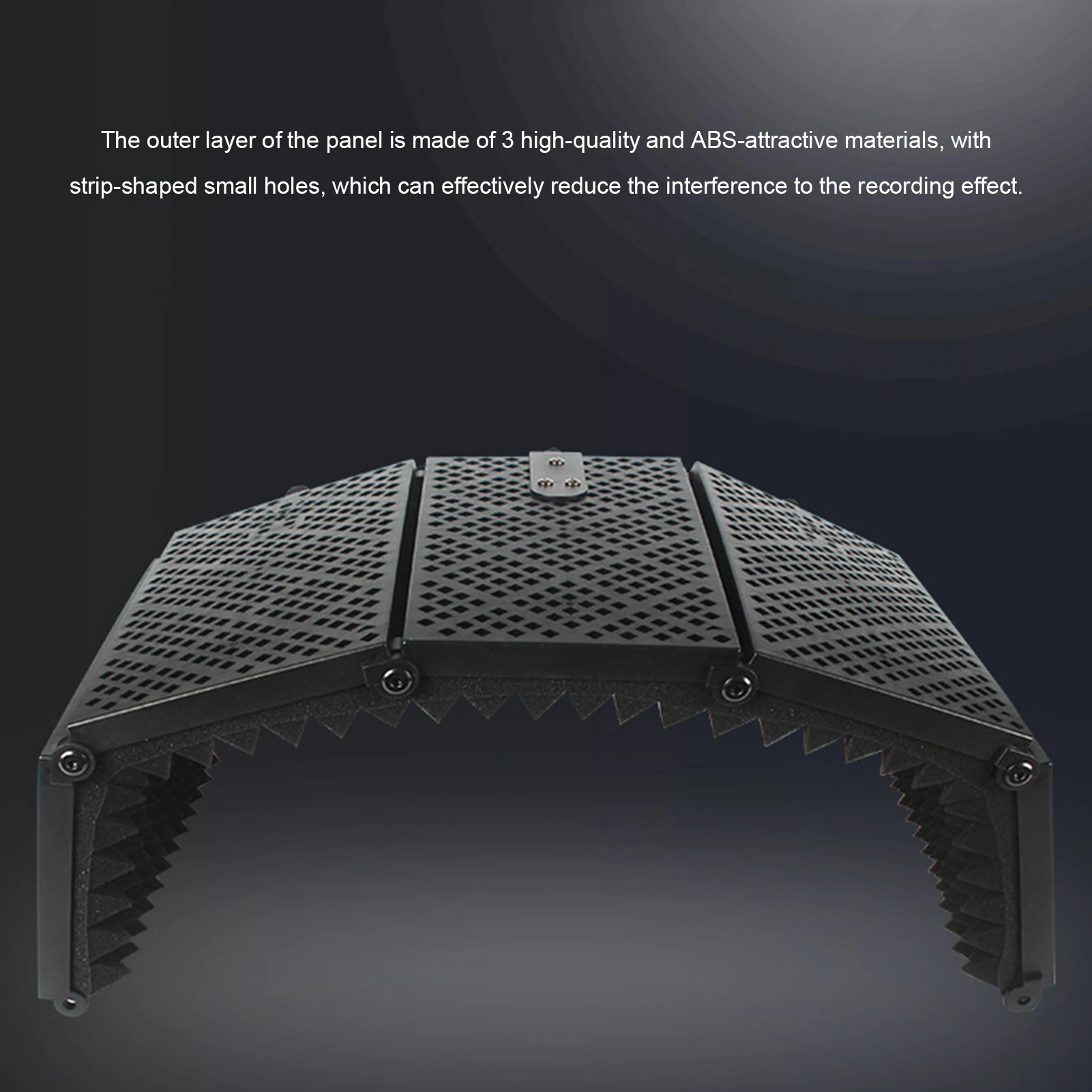 درع عزل الميكروفون معدات الحد من الضوضاء استوديو لوحات عازلة للصوت الصوتية أسافين عازلة للصوت