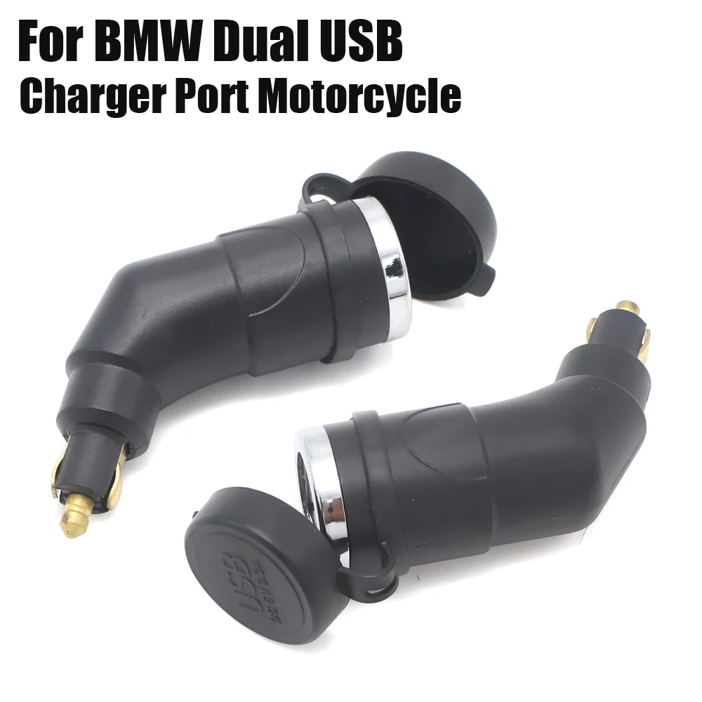 

OTILLI Dual USB Charger Power Adapter For BMW R1250GS F850GS F800GS F650GS F700GS R1200GS R1200RT Quick Charging Moto Socket