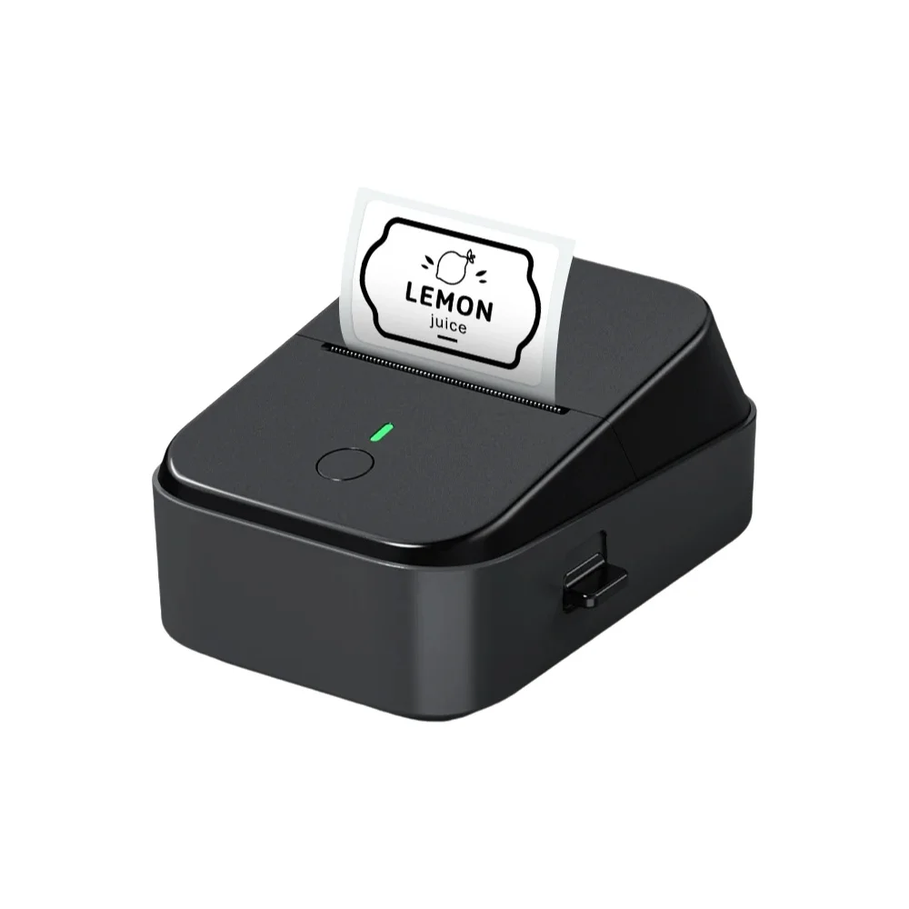 Tragbarer Kabelloser Thermodrucker PM260B |   30-50 mm breit kompatibel, 48 mm Druckbreite |   203DPI Hochauflösend, Kabellos & USB-Verbindungsfähig |   Mehrere Vorlagen und Schriftarten für