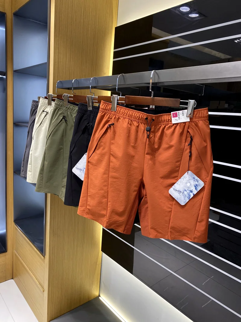 

Premium Lightweight Qui Dry Breathable Outdoor Men's Sport orts Patchwork Tailoring Summer Casual Pants Straight Leg