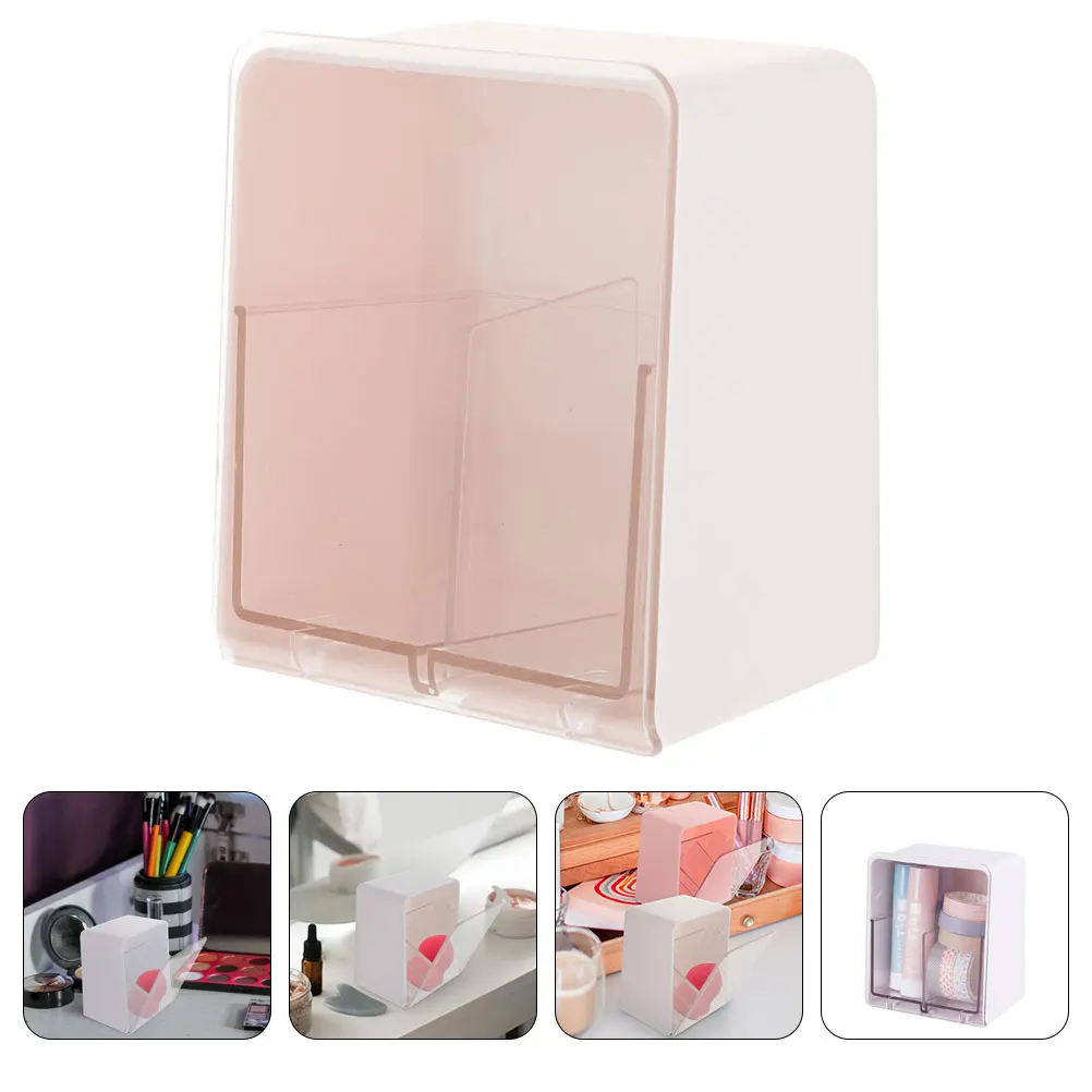 

Multi-Function Cotton Pad Box Desktop Makeup Storage Organizer Household Bathroom Accessories Reusable Cosmetics Container Small