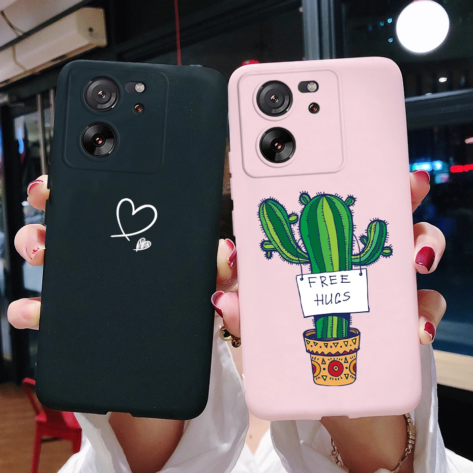 For Xiaomi 13T Pro Xiaomi 13T Case Cute Cat Cartoon Cover Soft Silicone Phone Case For Xiaomi Mi 13T Pro Coque Xiaomi 13T Funda
