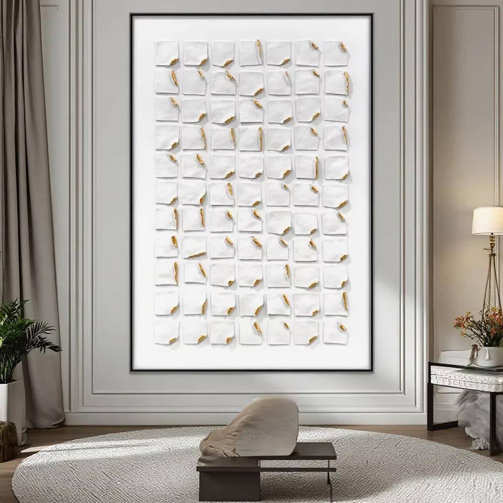 &c Customized Modern Minimalist Abstract Ceramic Decorative Painting Living Room Porch Art Texture Painting