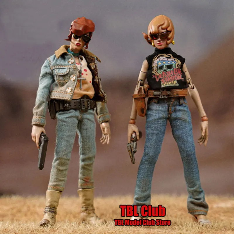 

Damtoys PES028/029 1/12 Female Soldier Canyon Sisters Coal plant black Dog Desperate Gas Station Full Set 6inch Action Figure