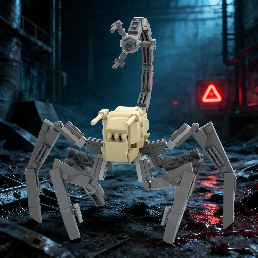 MOC Griever from Maze Runner Building Blocks Terrifying Monster Griever Mechanical Creature Brick Toy Adult Gift