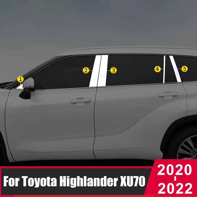 

ABS Хромированная задняя крышка стеклоочистителя для Toyota Highlander Kluger XU70 2020 2021 2022 Стайлинг автомобиля