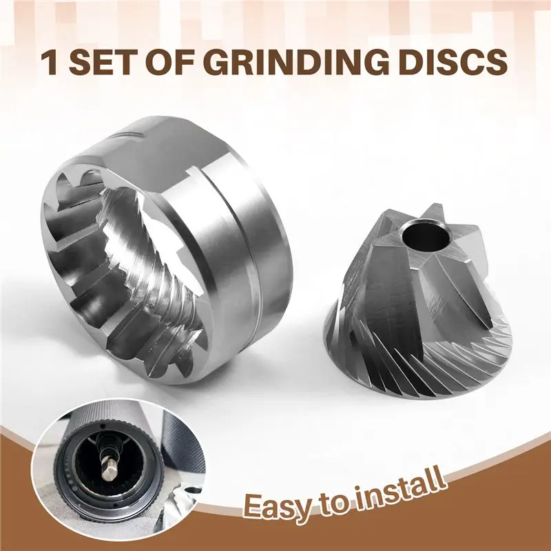 A60T Effortless Espresso Enthusiast’S Choice: 38Mm Conical Burrs For Precision Manual Coffee Grinding