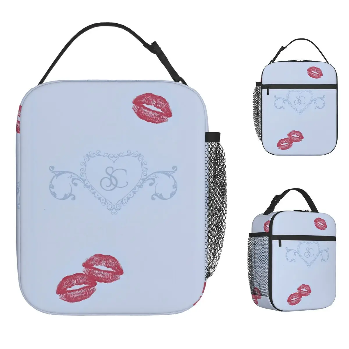 Sabrina Carpenter Lunch Bag Travel Lunch Box For Women Retro Print Thermal Tote Handbags Oxford Portable Insulated Cooler Bag