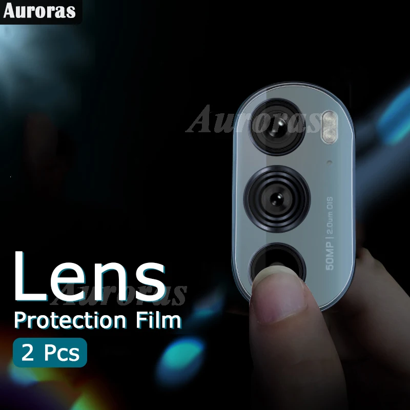 

2 Pieces Lens Protection Film for Motorola Edge 30 Pro Tempered Glass Camera Protector Cover for Moto Edge Plus 2022 Film