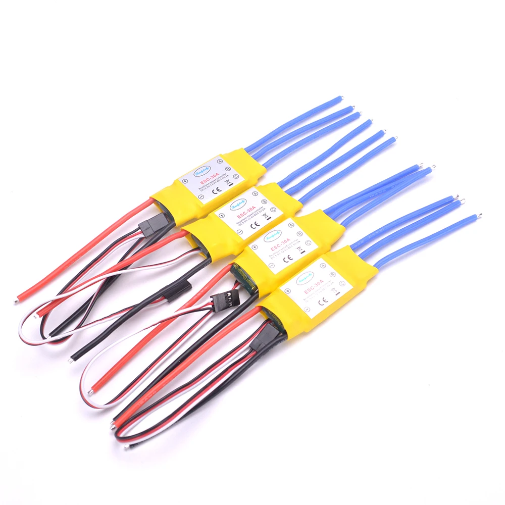 1PCS / 2PCS / 4PCS NEW 30A Brushless ESC helicopter multicopter Motor Speed Controller RC ESC for F450 S500