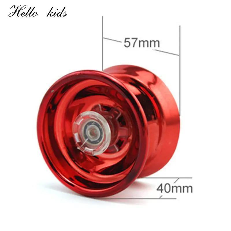 4 Colors Magic Yoyo Responsive High-speed Aluminum Alloy Yo-yo CNC Lathe with Spinning String for Boys Girls Children Kids