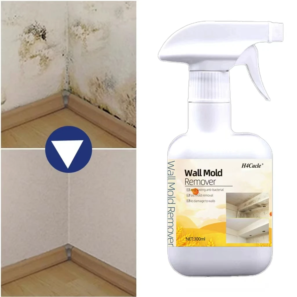 Wall Mold Remover Mildew Cleaning Spray Wall Toilet Washbasin Wardrobe Washing Machine Rubber Ring Decontamination and Mold Remo