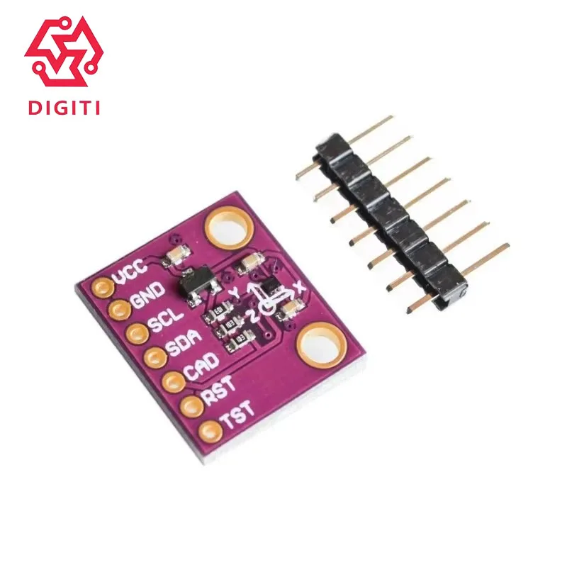 

MCU-9911 ​​AK09911C 3-Axis Electronic Compass Module - High-Precision Magnetometer with I²C Interface​​