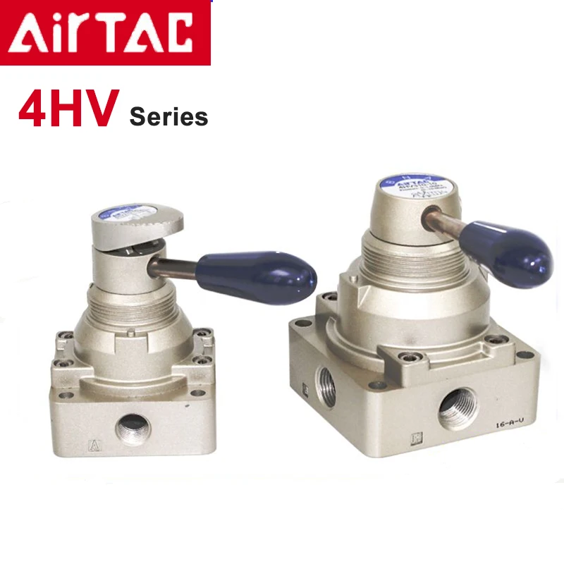 

Airtac 4HV210-08/330-10/430-15 Pneumatic Switch Manual Air Valve Hand Lever Valve (4/2 Way, 4/3 Way)