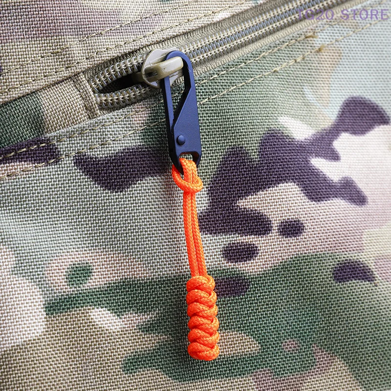 High Quality Detachable Zipper Pullers Durable Wear-resistant Braided Cord Knapsack Zipper Repair Accessories Woven Pull Rope